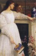 James Abbott McNeil Whistler Symphony in White France oil painting artist